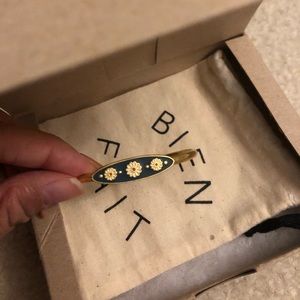 Madewell Dainty Flower Cuff Bracelet NWOT